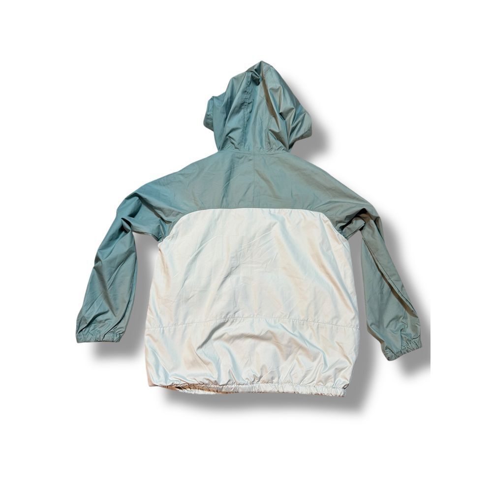 Cheek Kids Windbreaker Jacket Two-Tone Hooded Lightweight Rain Coat Size 120 5/6 - Picture 5 of 9